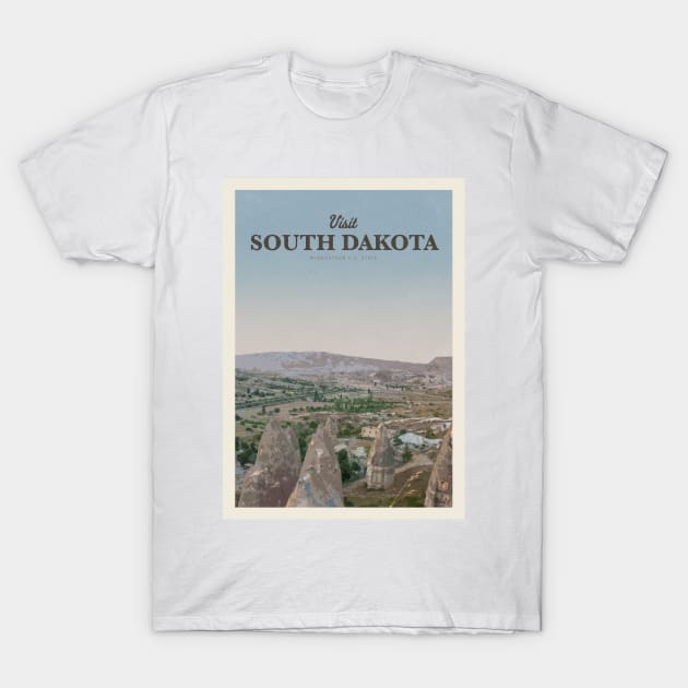 Visit South Dakota T-Shirt by Mercury Club